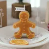 Candle Gingerbread Man Scented Candles Christmas Home Decor Maison Velas Navidad Party Atmosphere Xmas New Year Room Gifts