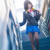 Anime kostymer datum en live natsumi yatogami tohka itTuka shido origami tokisaki kurumi skol uniform anime jk flickor cosplay come wig z0301