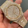 Boch Hip Hop Lüks Dign Özelleştirilmiş Buzlu Laboratuar Grown Diamonds Watch Buss Digner Watch Wholaler in IndialJ4rhoc7