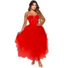 Casual Dresses LFRVZ 2023 List Solid High-end Women Of Quality Young Sexy Club Strapless Sleeveless High Waist Long Ball Gown Dress