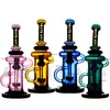 Bong Recycler perc bong dab rig pipa in vetro pipa ad acqua narghilè 10" Vortex accessori per fumatori percolatore piattaforme petrolifere quarzo banger accessori per fumatori