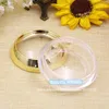 Storage Bottles 12pcs 50g Transparent Acrylic Round Jar Gold Cap Container Clear Cosmetic Empty Bottle Jewelry Box