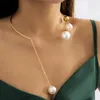 Boho -stil Tassel Choker Halsband Guld Silver Kvinnor Söta pärlstrandhalsband för presentfest