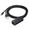 10/100 Мбит/с USB Ethernet Adapter для Chromecast Micro 2.0 до RJ45 Fire TV/Google TV Stick Card Card