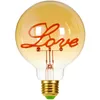 Retro Edison Bulb Dimable E27 220V 110V 4W G95 Love Letter Light Home Decor Led Filament