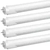Estoque nos EUA tubo de led de 4 pés 28W Dural Row Warm Cool White 1200mm 1.2M SMD2835 192pcs Super Bright Led Lâmpadas Fluorescentes AC85-265V UL