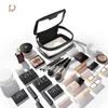 Custodie per cosmetici Rownyeon Clear Plastic Pvc Makeup Cosmetic Skincare Product Case Borsa per trucco con cerniera J230303