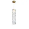 Lampes suspendues Moderne G9 Verre Abat-jour LED Lumière Salon Décoration Chambre Décor Éclairage Intérieur Lampe Suspendue Luminaire Luminaires