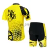 يدور جيرسي لركوب الدراجات في Weyimostar 2022 Pro Team Cycling Jersey مجموعة Men Mainty Bike Clothing Summer MTB Wear Clothing anti-UV Cycling Clicking T230303
