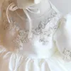 Robes de fille Mode bébé fille princesse robe enfant dentelle design vintage anniversaire baptême fête de mariage robe de bal bébé vêtements A2421