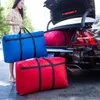 Bolsas de armazenamento Extra grande organizar bagagem em movimento à prova d'água Oxford Fabric Fabric Reutilable Cubos Lavanderia PackStorage