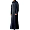 Etniska kläder män muslimska mode jubba tobe islamiska dubai mellanöstern kläder arabiska kaftan mantel fast färg plus 5xl hoodies skjortor skjortor