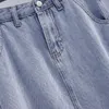 Skirts High Waist Denim Skirt Womens Summer Split A-line Long Plus Size 5xl Slim Wrap Hip Streetwear Casual Jeans Women