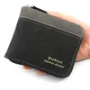 Plånböcker Mens plånbok Blackbrowncoffee Kreditkort Case Pu Leather Male Zipper Coin Purse 2022 Money Bag Card Holder Wallet For Menl230303