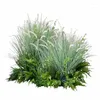 Decorative Flowers 70CM Artificial Reed Grass Bunch Wedding Decoration Flower Arrangement Fake Plants Garden El Window Home Party Deco