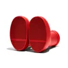 Big Red Boot Designer Astro Boy Boots Dikke bodem rubber regenlaarsjes extra grote heren vrouwen kinderen maat 26483500592