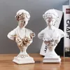 Decorative Objects Figurines Resin Statue Home Sculpture Character Ornaments Room ation Accessories Art Desktop European Style 230302