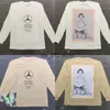 Men's T-Shirts Donda Long Sleeve T-shirt Girl Photo Print Fashion T Shirt T230303