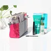 Torebki kosmetyczne etui organizator torba wkładka nylonowa wkładka podróżna organizator torebki lady makijażowe torba kosmetyczna tanie kobiety Tote J230303