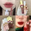 Lip Gloss 6 Color Cute Matte Liquid Mud Waterproof Long-lasting Cheek Dual-use Makeup Velvet Glaze Cosmetics