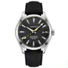 Wristwatches Polished 41mm Men's Mechanical Watch Dial Luminous Date Sapphire Glass 5ATM Automatic Men W2750