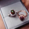 Cluster Rings Opal Ring Real And Natural Black 925 Sterling Silver For Man Or Woman