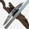 Top qualité H2372 couteau à lame pliante 420C lame en satin trois trous poignée en acier inoxydable extérieur EDC poche pliant couteaux