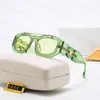 Дизайнерские солнцезащитные очки классические красочные солнце