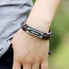 Charm-Armbänder, trendiges Vintage-Leder, geflochtenes Kreuz-Armband, Herrenmode, Hip Hop, Punk-Schmuck, Accessoires, Party-Geschenke