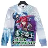 Men's Hoodies & Sweatshirts Black Summoner Anime Sweatshirt 3D Crewneck Long Sleeve Women Men 2023 Casual Style Harajuku ClothesMen's Simo22