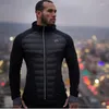 Parkas de sport d'hiver pour hommes chaud coupe-vent Couple vestes d'extérieur respirant épais manteau à capuche pleine fermeture éclair mince vêtements de sport pour l'automne