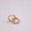 Hoop Earrings Real Pure 18K Rose Gold 12mm Carved Twill Square Men Woman Lucky Gift 1.6-1.7g
