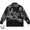 Herren Freizeithemden WACKO MARIA Tokyo Keel Snake Oversize Hawaiian Langarmhemd T230303