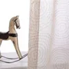 Curtain Chinese Annual Ring Printing Curtains Modern Pastoral Finished Customized Shading