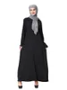 Roupas étnicas Islâmicas Mulheres Muçulmanas Vestido Kaftan Ramadan Hijab Abaya Dubai Jilbab Vestidos internos Caftan Marocain Robe Femme Musulmane