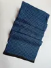 Sciarpa da uomo in seta 100 fazzoletto da collo doppio strato cravatta marmitta blu rosso