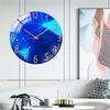 Wanduhren Uhren und Uhren Wohnzimmer Home Wanduhr Stummschaltung Kreative Quarzuhr Schlafzimmeruhr Dekoration Free Punch Wall Watch Wall 230303