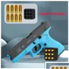 Other Interior Accessories Gun Toys Colt Matic Shell Ejection Pistol Laser Version Toy For Adts Kids Outdoor Games Drop Delivery Gif Dhjzm