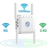 AC24 dual band repeater WiFi signal amplifier 1200m wireless through wall router