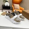 Męskie buty Designer Sneakers Marka Sprawdź buty Klasyczne tenisówki na platformie Kobiety Vintage Sneaker Striped Trainer Mieszkania Sezon Odcienie Trenerzy