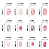 Fałszywe paznokcie Krótko długość sztuczna dla naturalnych dla kobiet doświadczonych ludzi trenuj umiejętności sztuki paznokci