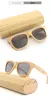 Vintage Ahşap Bambu Güneş Gözlüğü Erkek Kadın Polarize Gözlük El Yapımı Kılıf Ile UV400 Retro Shades Tasarım Gözlük