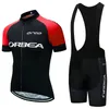 Orbea Cycling Short Sheeves Jersey Bib shorts Sets het best verkopende anti-UV zomervietkleding Ademend fietsuniform Ropa Ciclismo Y23030602