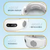 Hanging Neck Portable Mini Fan Mobile Air Conditioner Cooler Wearable Foldable Bladeless Neck Cooling USB Fan 5000mah Battery