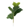 Decoratieve bloemen AFBC 4x Kleine kunstmatige vioolbladboom 11inch faux ficus lyrata voor thuisbasis binnen en buitendecoratie