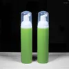 Förvaringsflaskor 30 st 80 ml 120 ml PET Drop Shape Foam Bottle Pump Green Foaming Mousse Plastic Dispenser Refilling