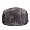 Primavera verão Camuflage Newsboy Caps Men algodão Capinho de algodão Capinho ao ar livre Chapé