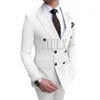 Ternos masculinos Blazers escuro masculino terno de casamento formal de casamento homem homem blazer noivo Tuxedos slim fitblazer e calça fantasia homme 230303