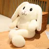 Nouvelle poupée oreille lapin poupée rétractable ins mignon peluche lapin poupées jouet ventes directes d'usine