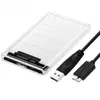 USB3.0 Hårddisk Box SSD Mekanisk transparent mobil 2,5-tums SATA Solid State